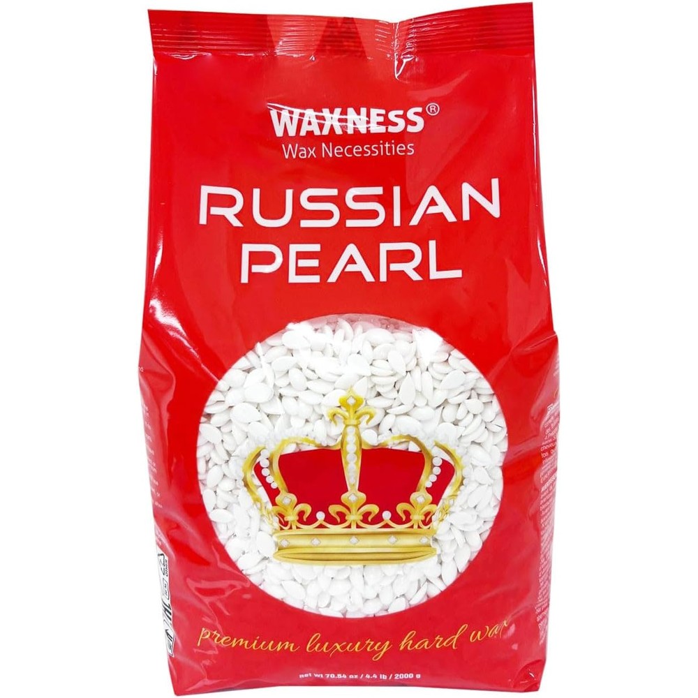 Waxness Russian Pearl Hard Wax Beads four point four pound bag front view
