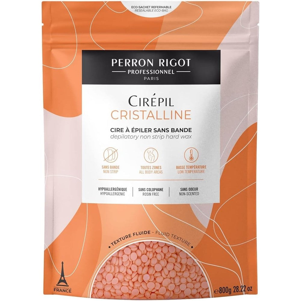 Cirepil Cristalline hard wax beads eight hundred grams bag front view