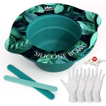 Lifestance Removable Silicone Wax Pot Liner front view with reusable spatulas