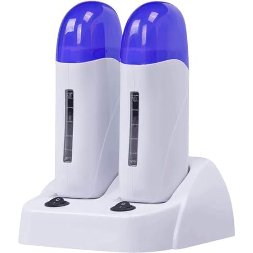 Subay double roll on wax warmer front view on charging base