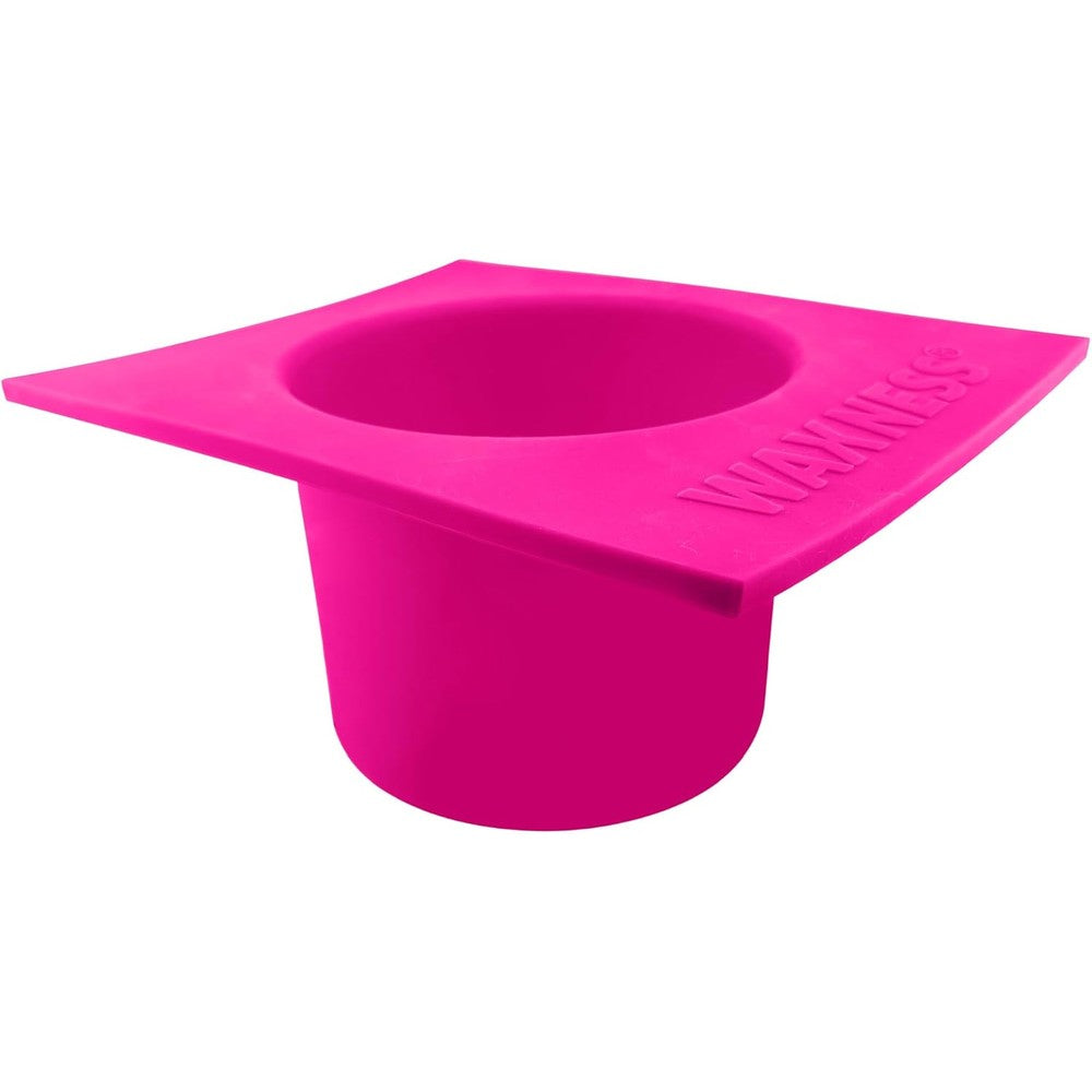 Waxness non stick silicone wax warmer bowl insert front view for salon hair removal.