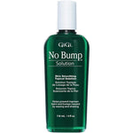 GiGi No Bump Skin Smoothing Topical Solution front view of four fluid ounce bottle for ingrown hair prevention