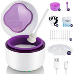 ForeverLily Electric Mini Nose Wax Kit front view showcasing the USB wax warmer machine and hard wax beads pack.