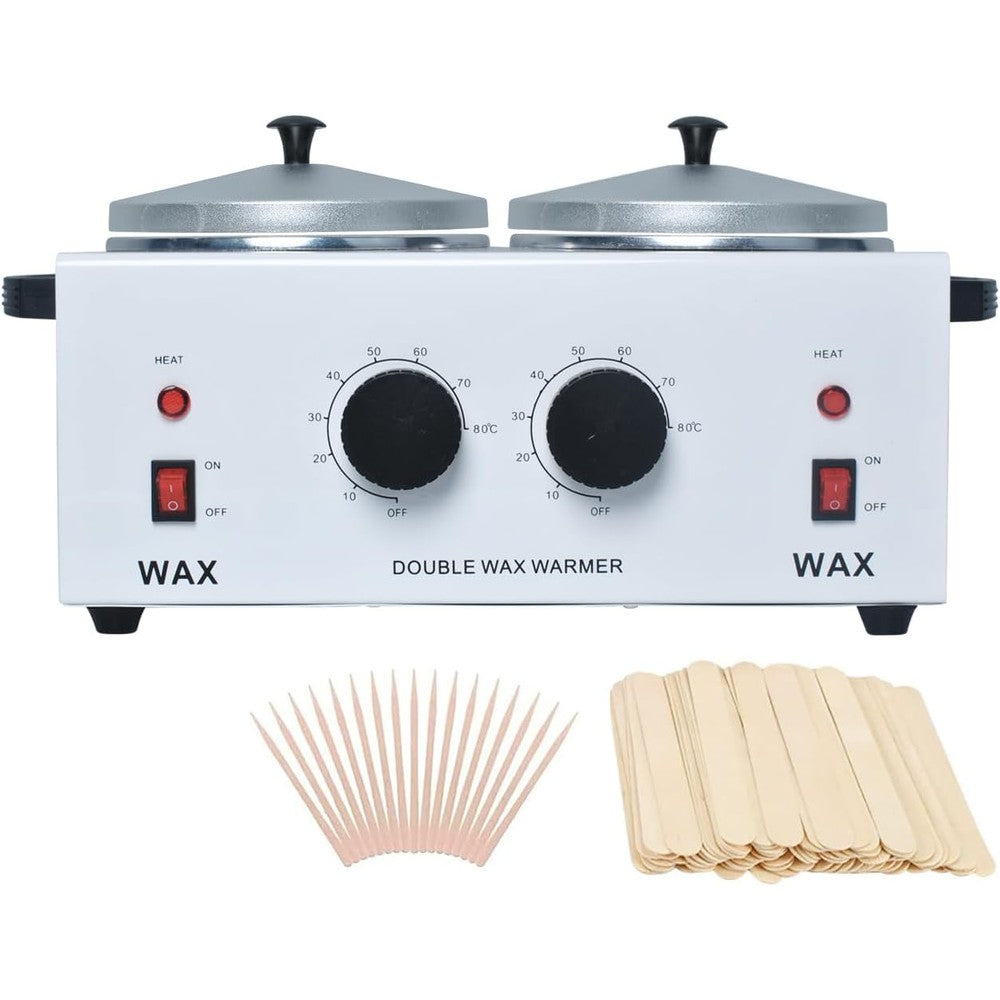 Podoy double pot wax warmer professional electric heater front view