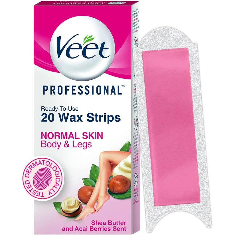 Veet Full Body Waxing Kit for Normal Skin front packaging view