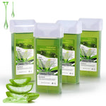 Liddy Dance Hair Removal Wax 4-pack front view showcasing aloe vera formulation for sensitive skin