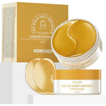 YOYORY 24K Gold Under Eye Patches front view showing premium gold packaging