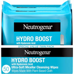 Neutrogena Hydro Boost Micellar Cleansing Wipes Twin Pack front view