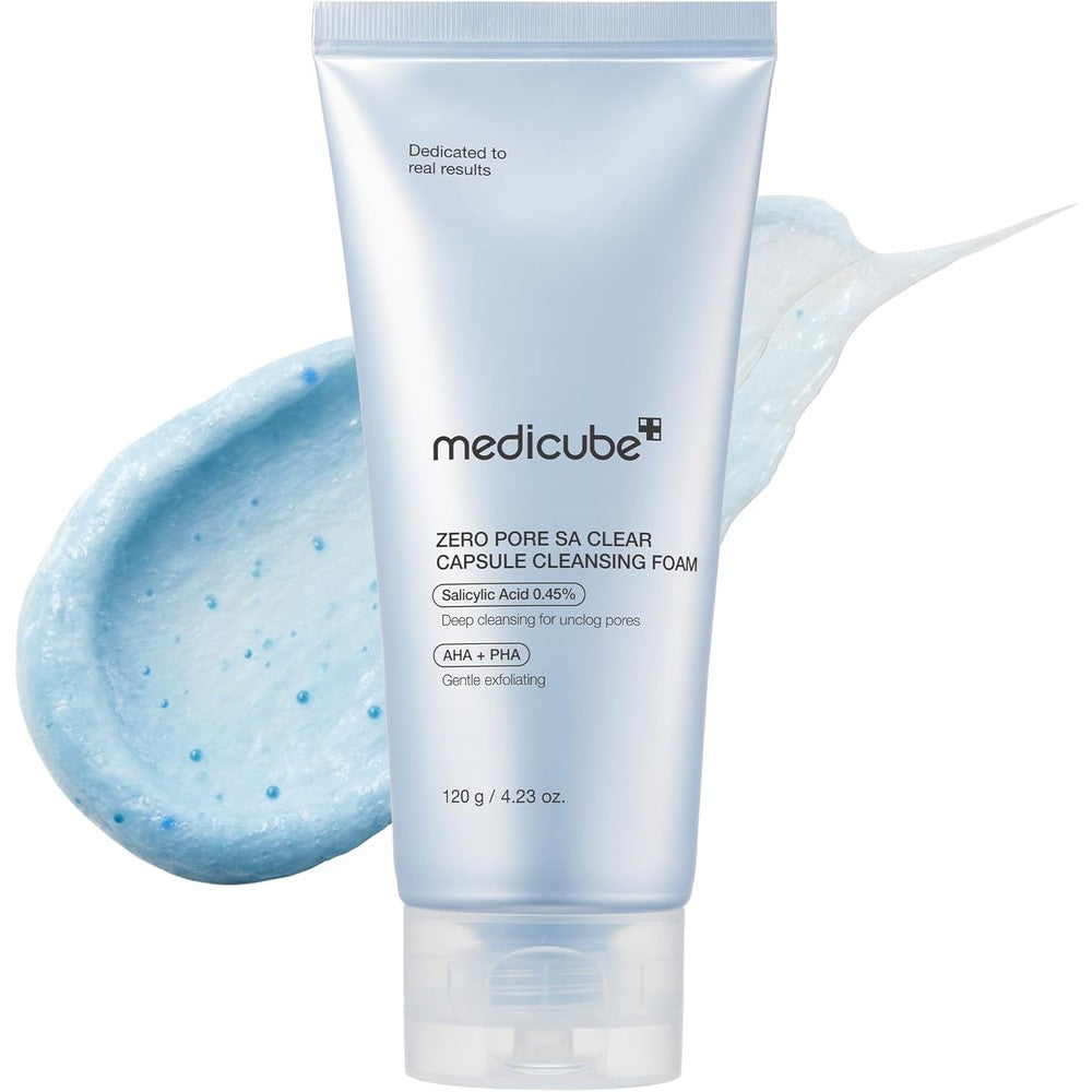 Medicube Zero Pore SA Clear Capsule Cleansing Foam front view
