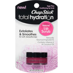 ChapStick Total Hydration Sugar Plum Lip Scrub jar front view for smooth lip care