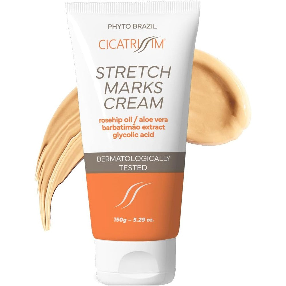 Cicatrissim stretch mark cream 150 grams front view packaging for striae removal