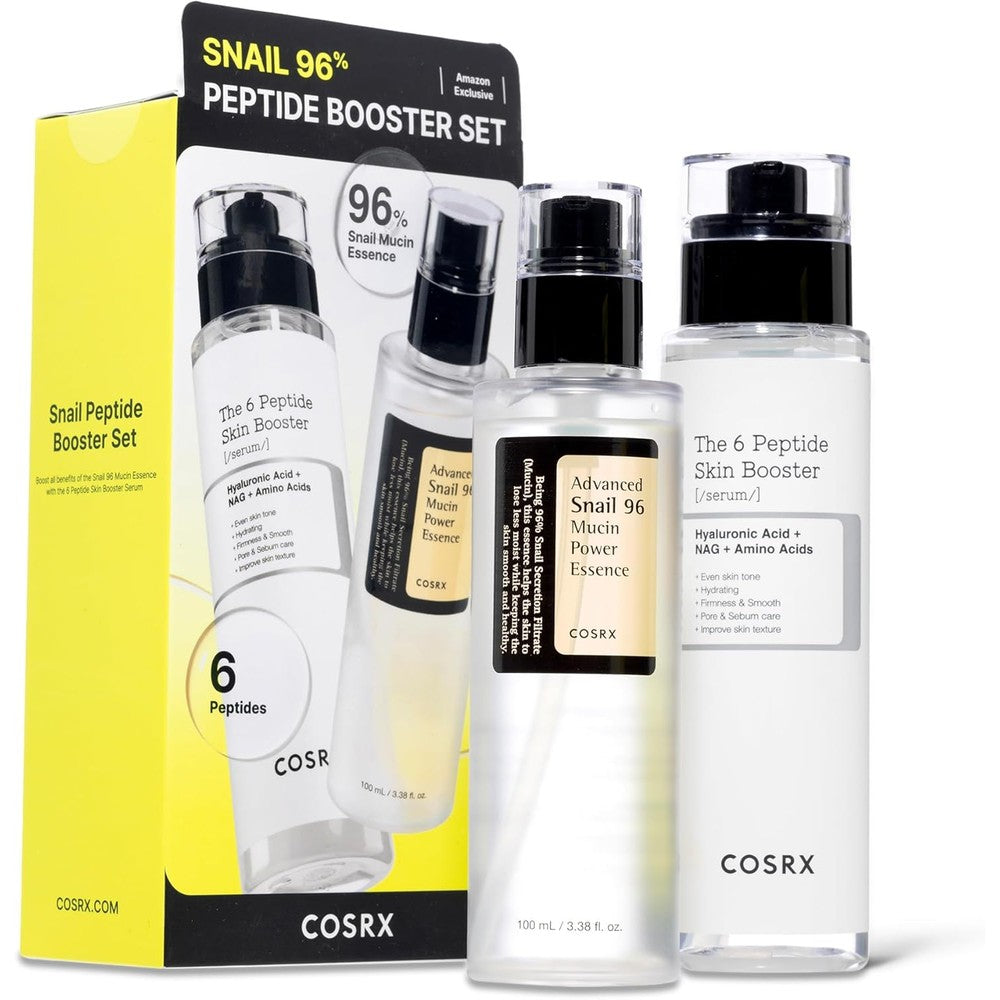 COSRX Snail Mucin 96% Peptide Booster Set front view authentic Korean skincare duo