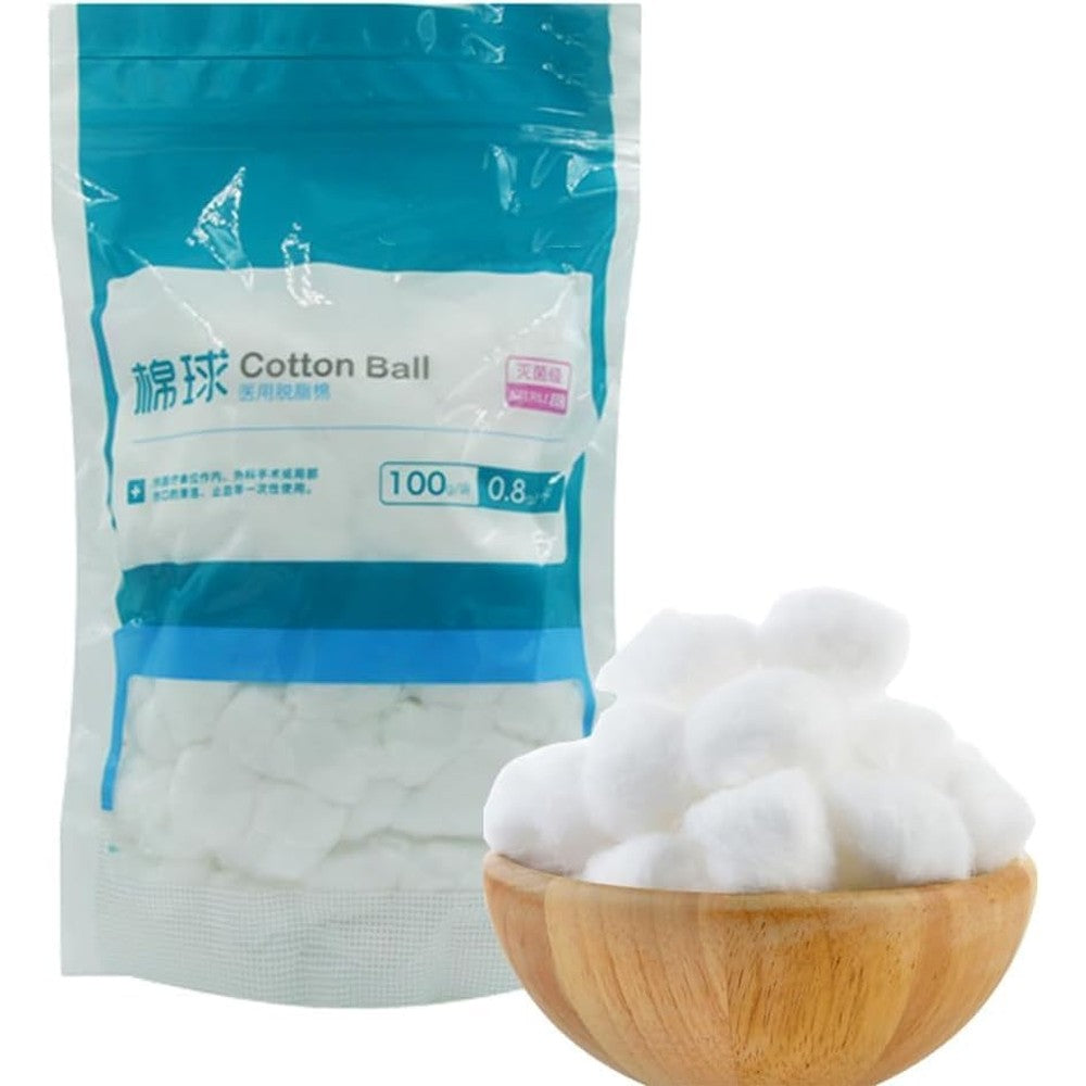 WsjiaboFux jumbo cotton balls 100 count front packaging view