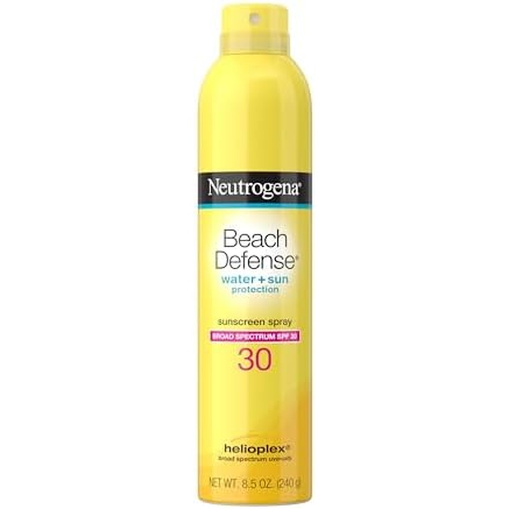 Neutrogena Beach Defense Sunscreen Spray front view packaging