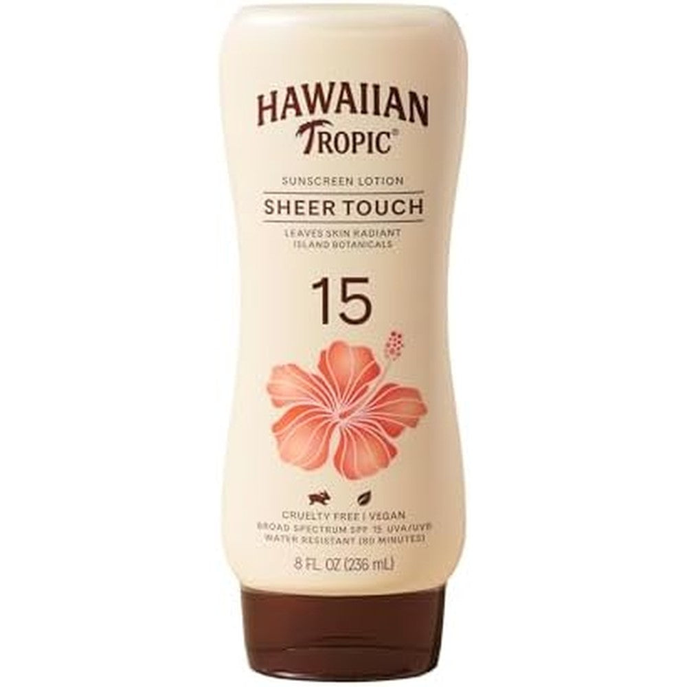 Hawaiian Tropic Sheer Touch Ultra Radiance Sunscreen Lotion front bottle view