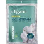Cliganic Organic Super Jumbo Cotton Balls 100 count pack for face pads cotton