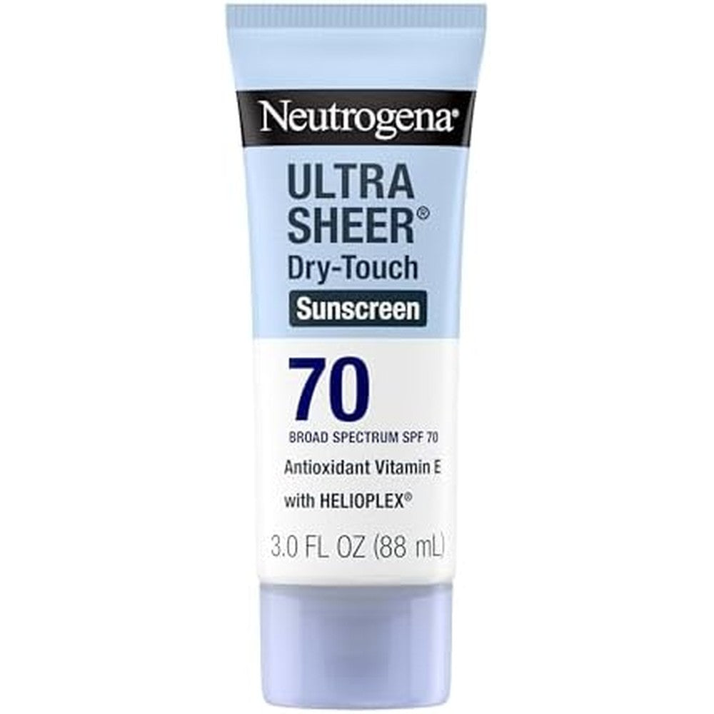 Neutrogena Ultra Sheer Dry Touch Sunscreen SPF 70 front view