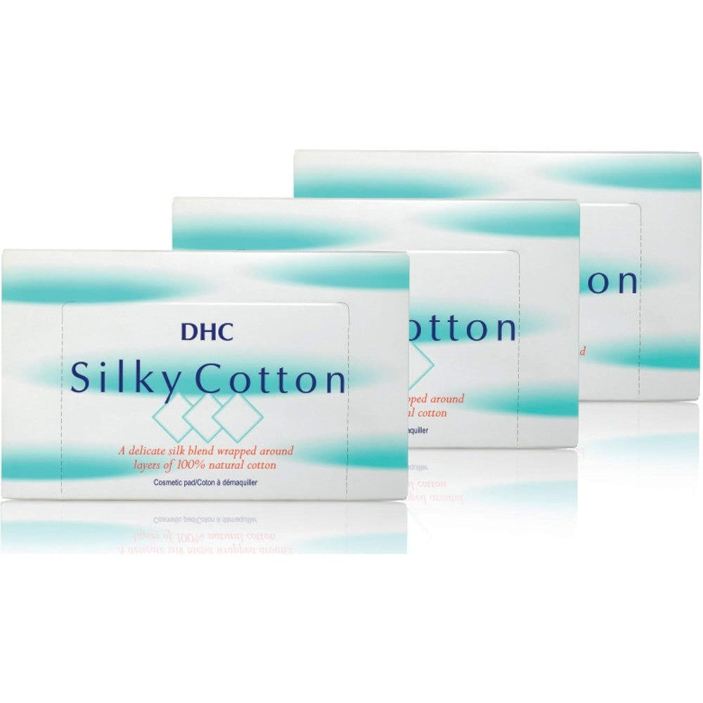 DHC Silky Cotton Clear pack of three front view packaging
