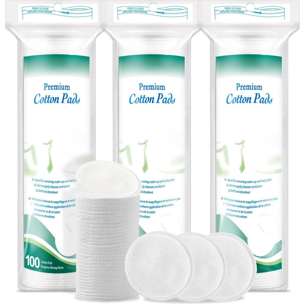 BODFPPC premium cotton rounds for face front view packaging