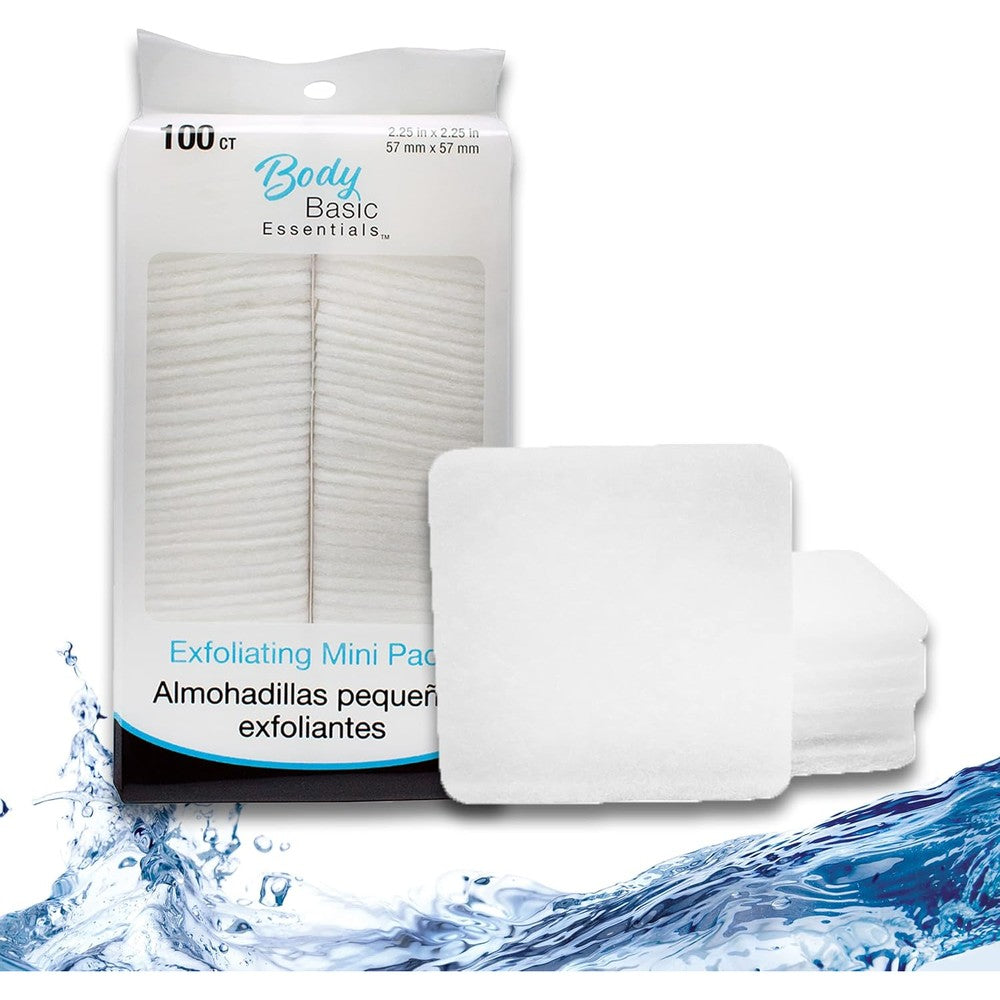 Jacent Mini Facial Exfoliating Pads pack front view showcasing daily cleansing sponges
