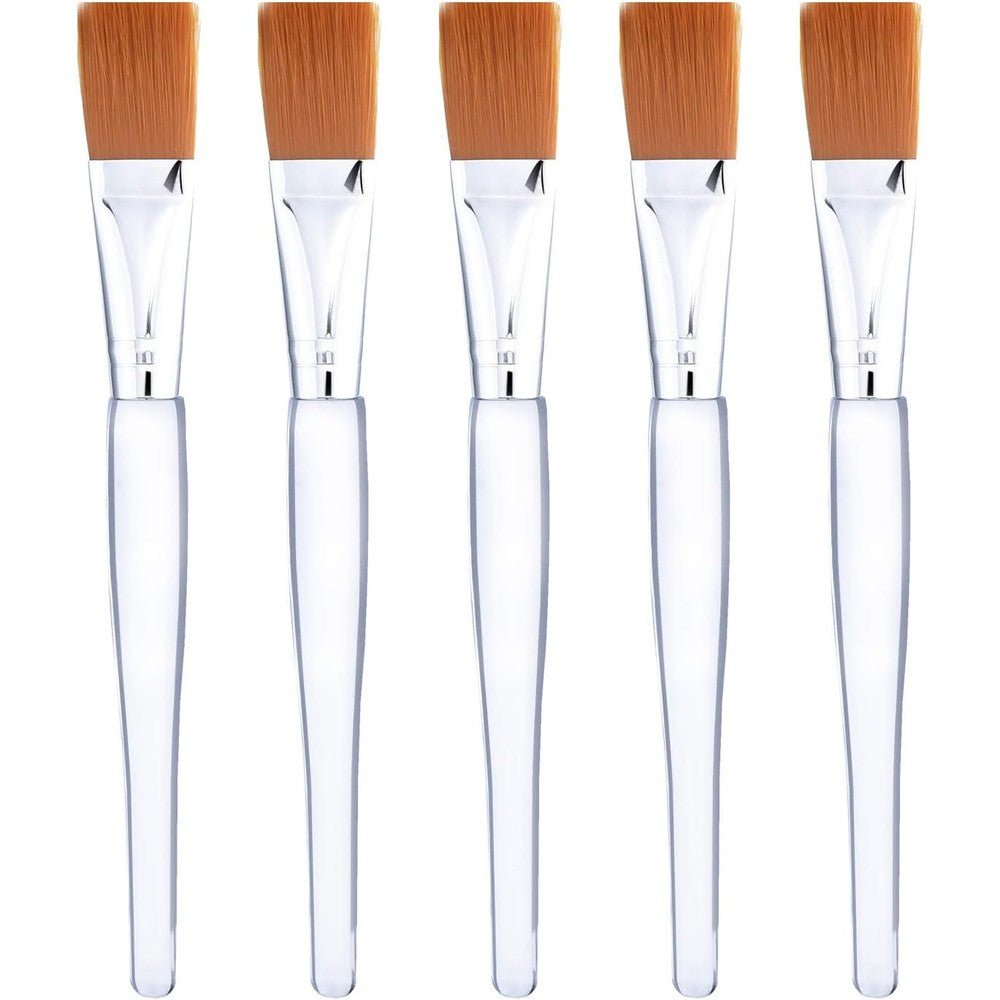 Mudder facial mask brush five pack front view for hygienic skincare application