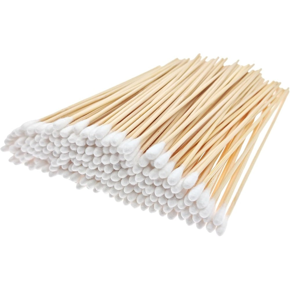 Rikwog 200 pieces 6 inch cotton swabs front packaging view