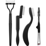 Boao 4 piece folding eyebrow comb and eyelash separator set