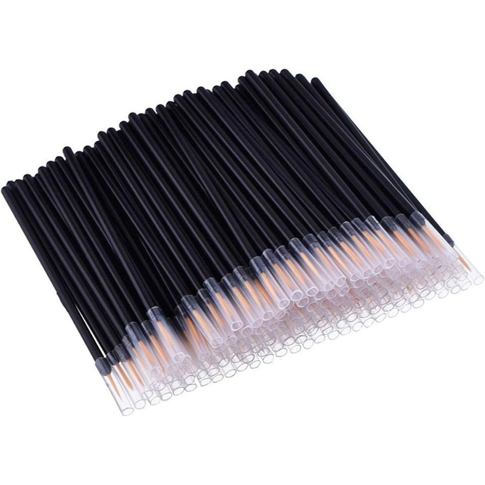 Magic Skin disposable eyeliner brushes fifty pack front view showing slim tip wands with protective covers.