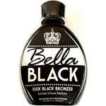Dolce Vita Bella Black 100X Bronzer Tanning Lotion front view bottle for premium indoor tanning.