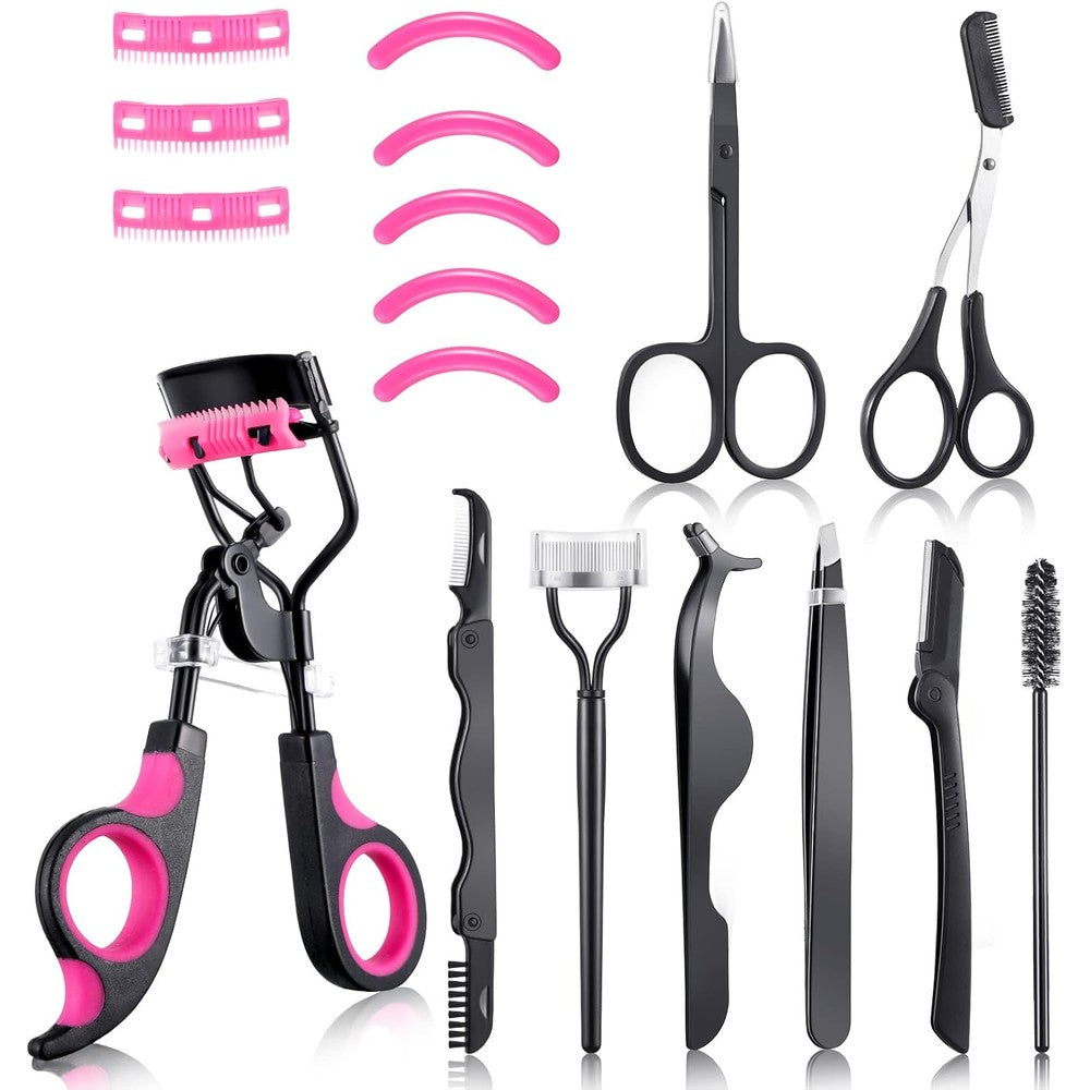 Bencailor 17 Piece Eyelash Curler Kit purple beauty tools