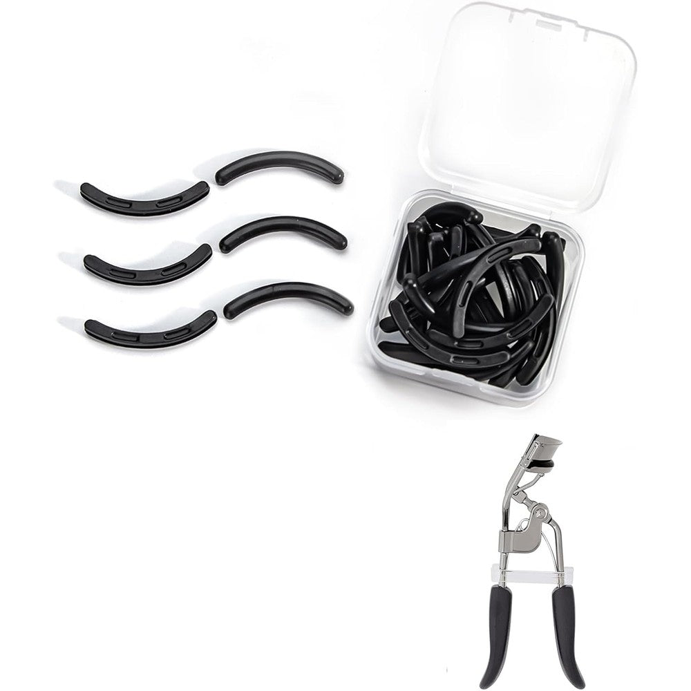 Uxietin 24 piece eyelash curler refill pads in storage case
