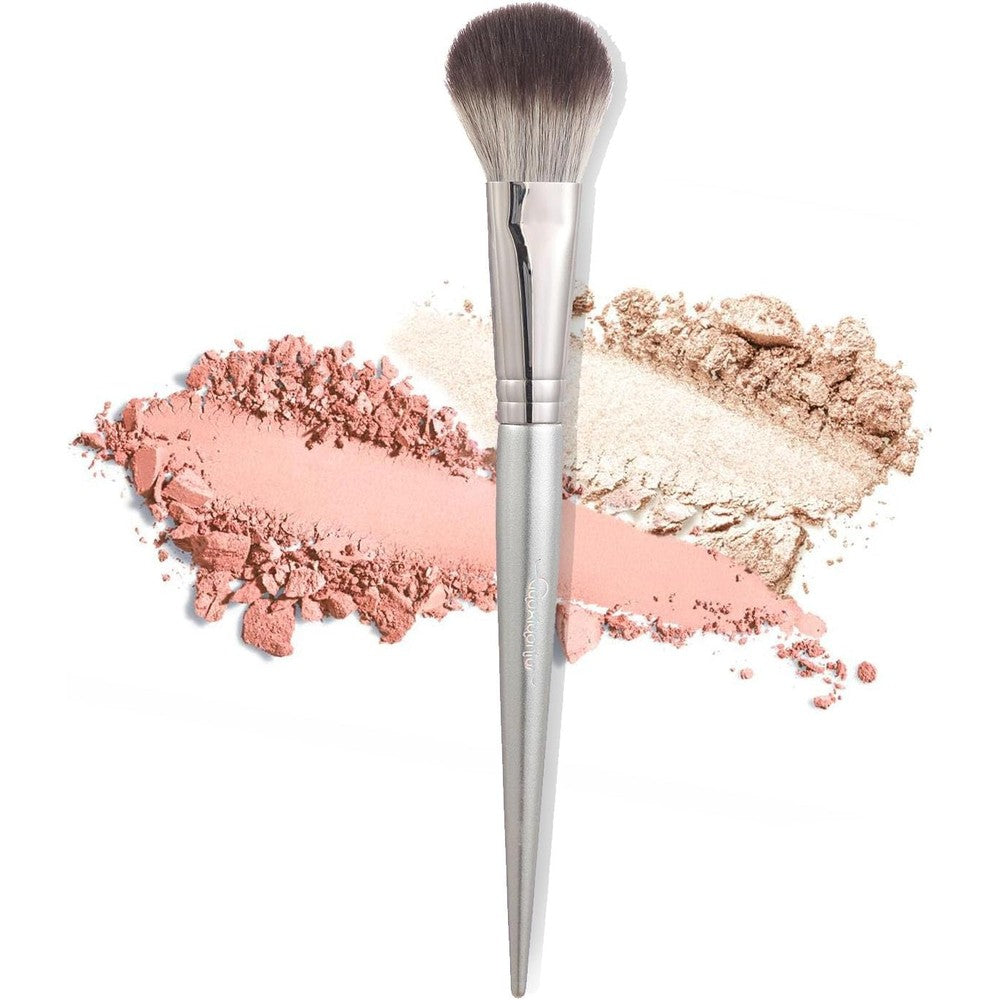 Guoxiaoniu blush brush front view for professional makeup application