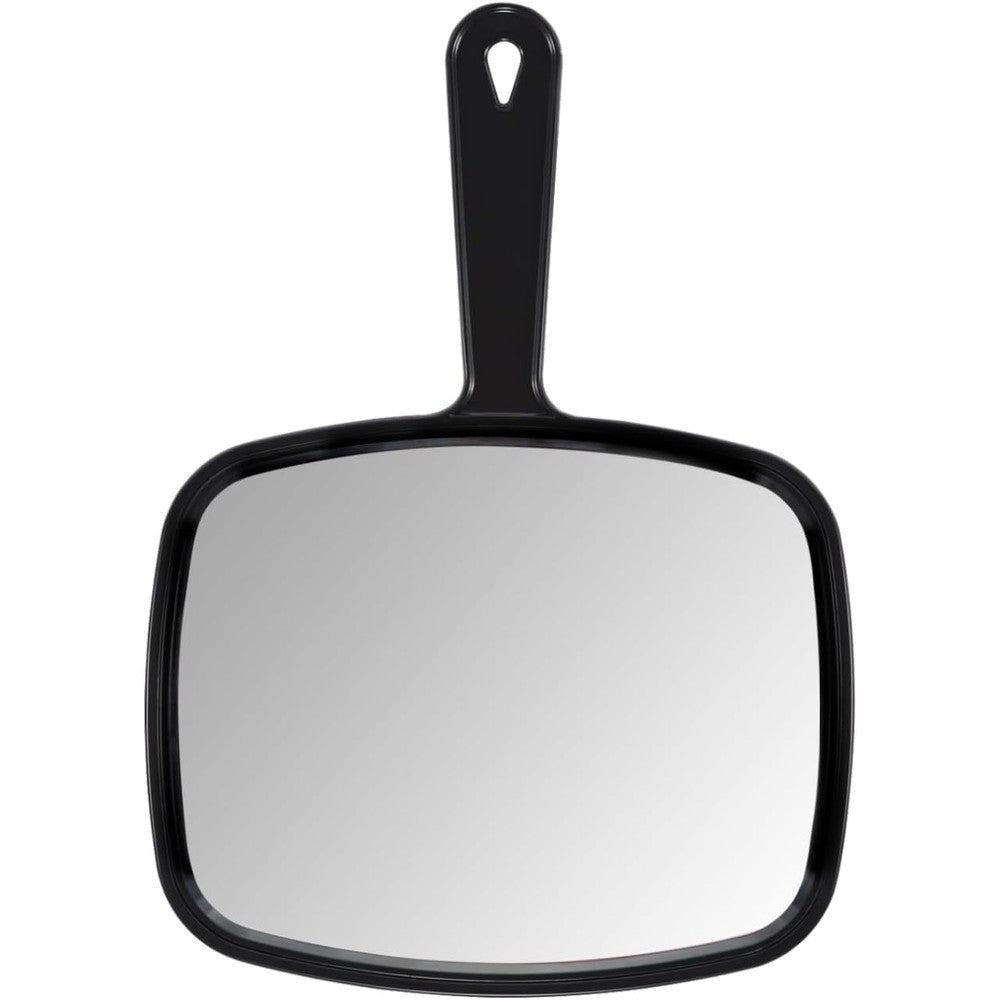 PROTECLE Hand Mirror front view showing square black frame for professional salon grooming