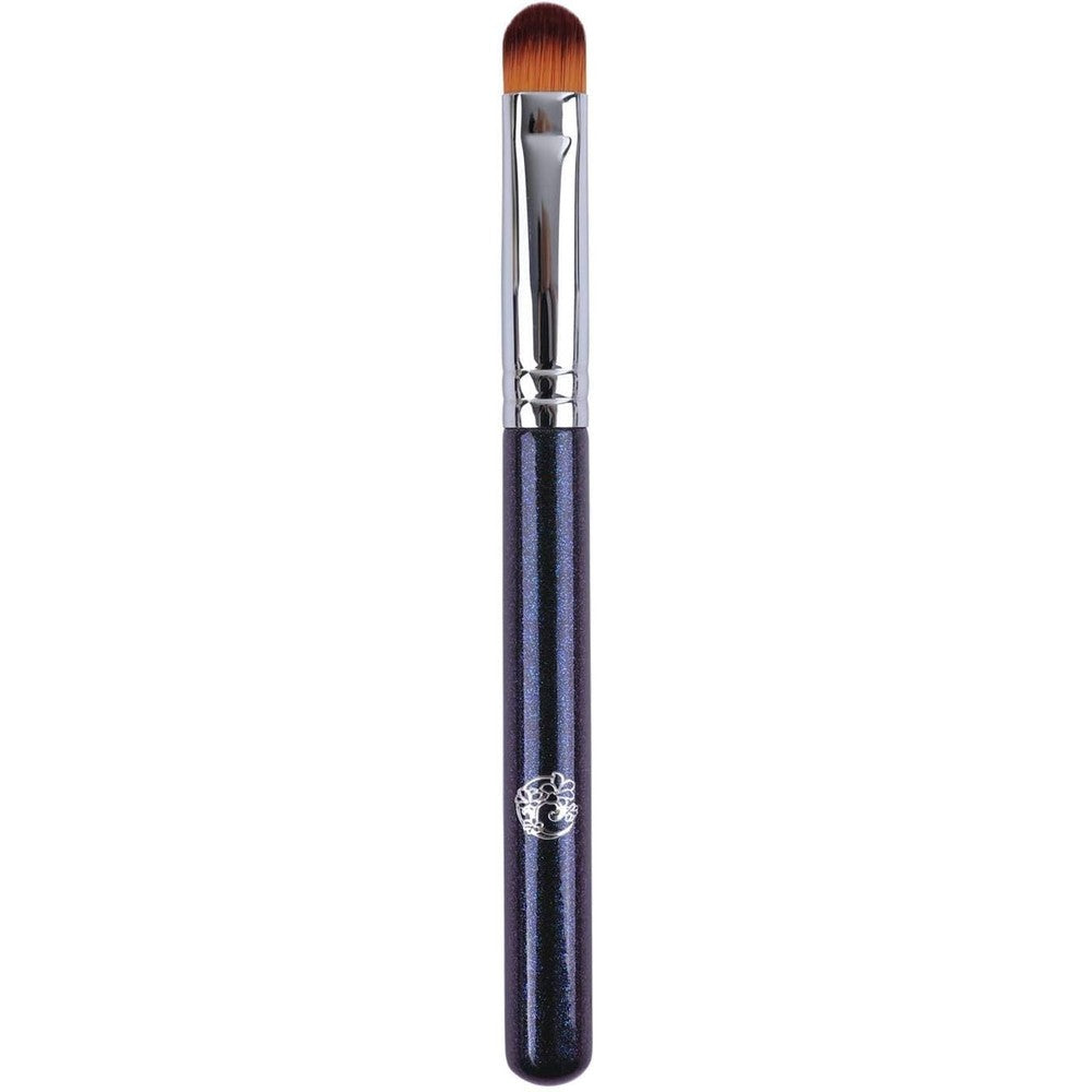 ENERGY flat concealer brush blue front view professional blending tool