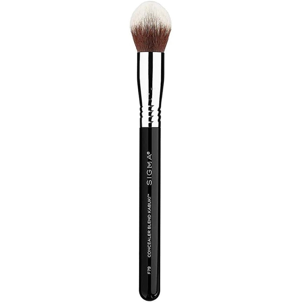 Sigma Beauty F79 Concealer Blend Kabuki Brush front view showing tapered synthetic bristles