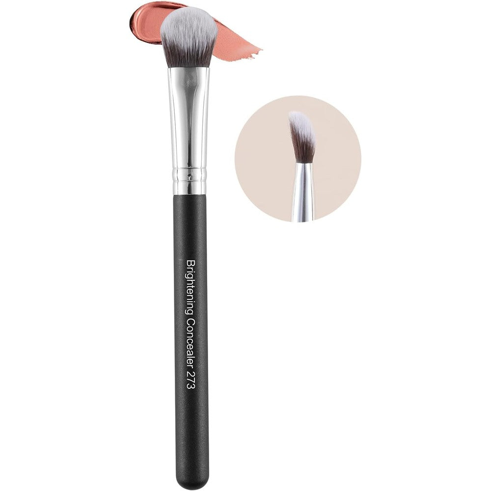 ENERGY Kitten Paw Concealer Brush 273 front view angled professional makeup brush