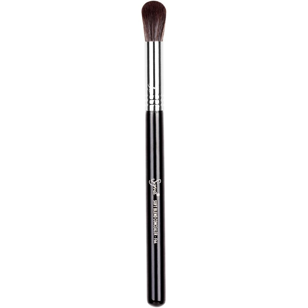Sigma Beauty F64 Soft Blend Concealer Brush front view professional makeup tool