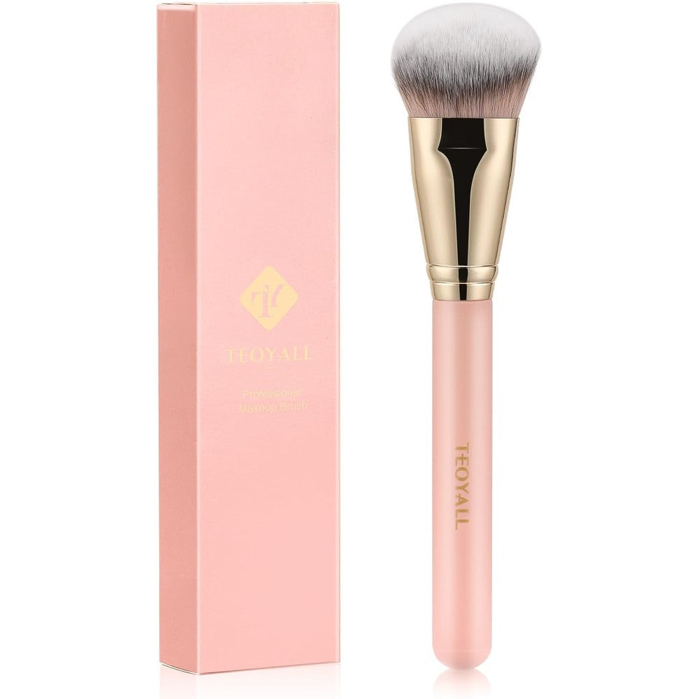TEOYALL flat angled foundation kabuki brush front view