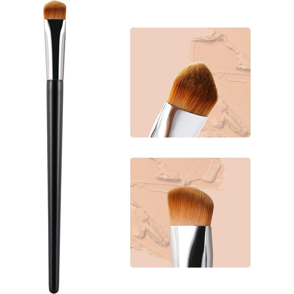 Beautyfactor triangle concealer brush for under eye precision makeup application