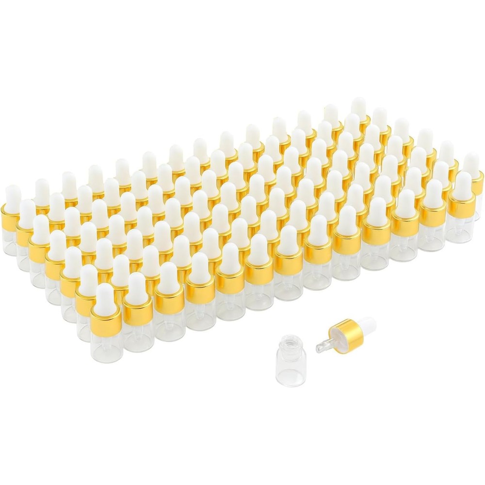 Parfumlism mini cuticle oil bottles 2ml set with golden collars