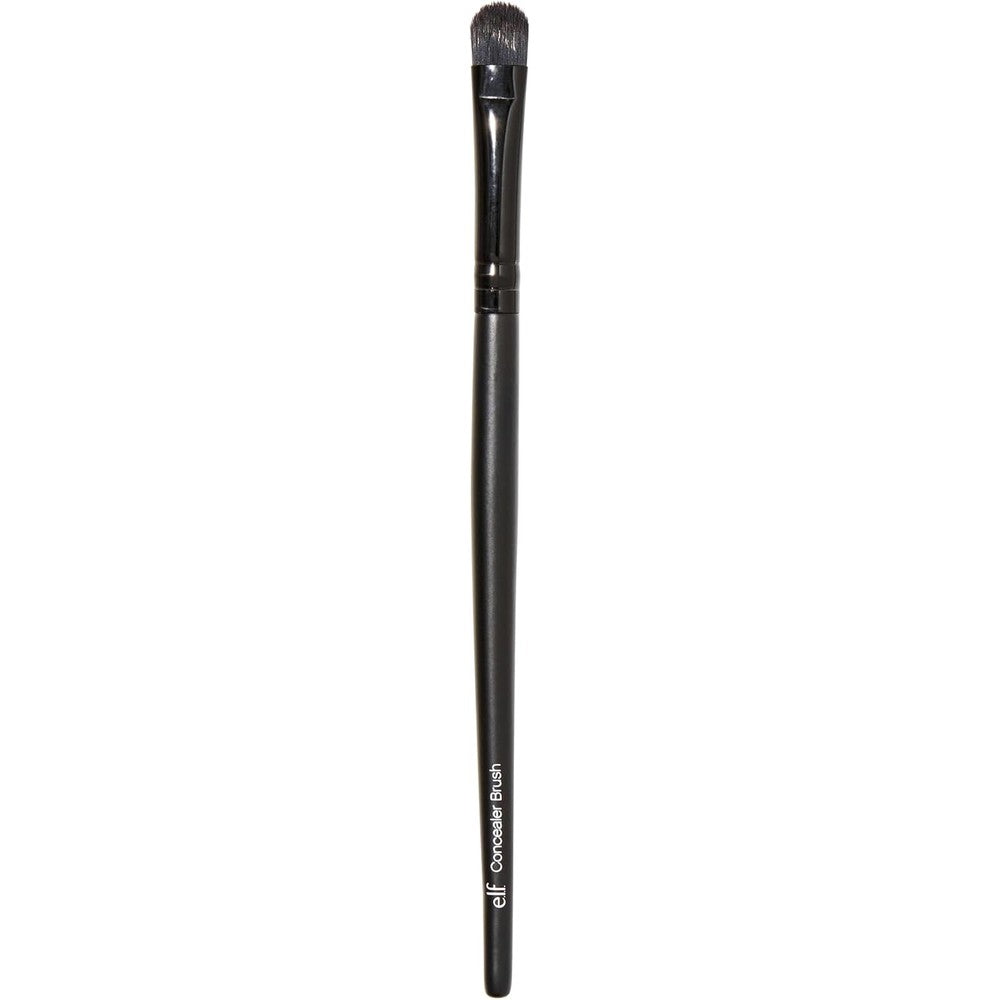e.l.f. Concealer Brush with flat synthetic bristles for precision beauty and cosmetics application