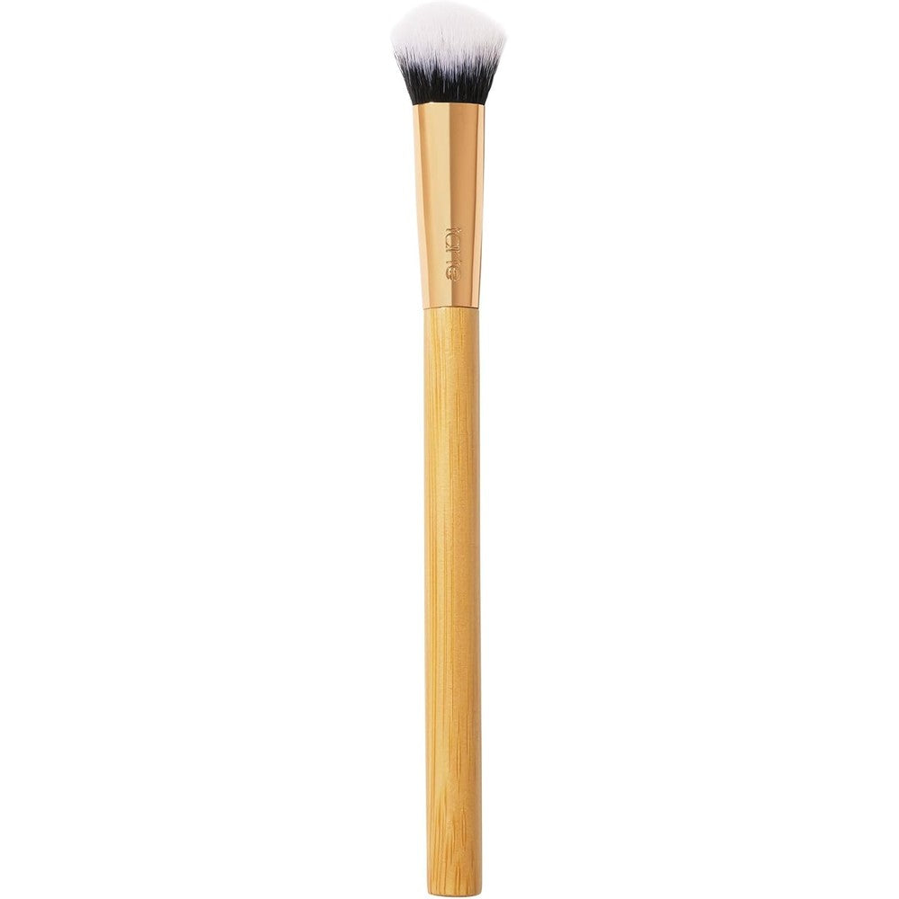 Tarte Concealer Paw Brush with angled synthetic bristles for seamless blending of dark circles make up brushes