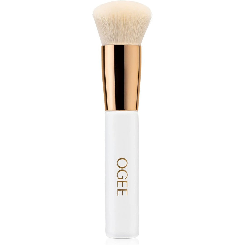Ogee Blender Brush front view professional vegan foundation makeup brush