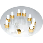 Hustar mini glass dropper bottles set front view