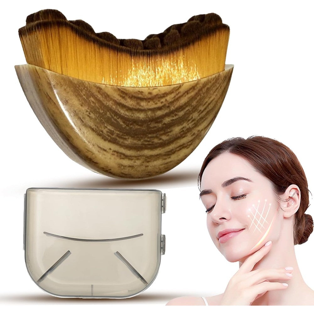Temebr Lymphatic Contour Face Brush front view professional facial drainage massager