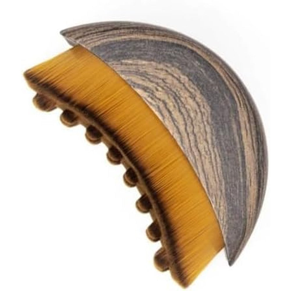 ABE ENTERPRISE Lymphatic Contour Face Brush front view showcasing the soft bristles and curved ergonomic handle for facial sculpting.