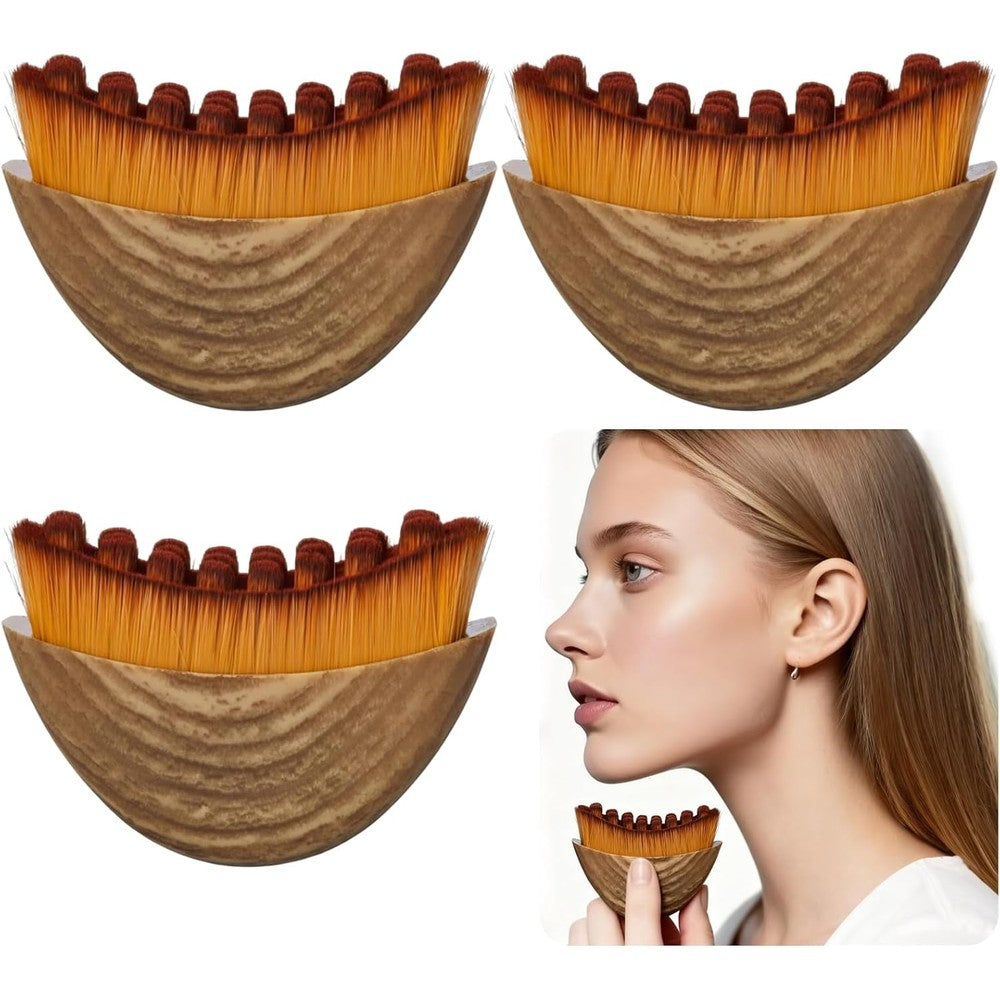 DMwespe Lymphatic Contour Face Brush front view authentic skincare tool for facial sculpting