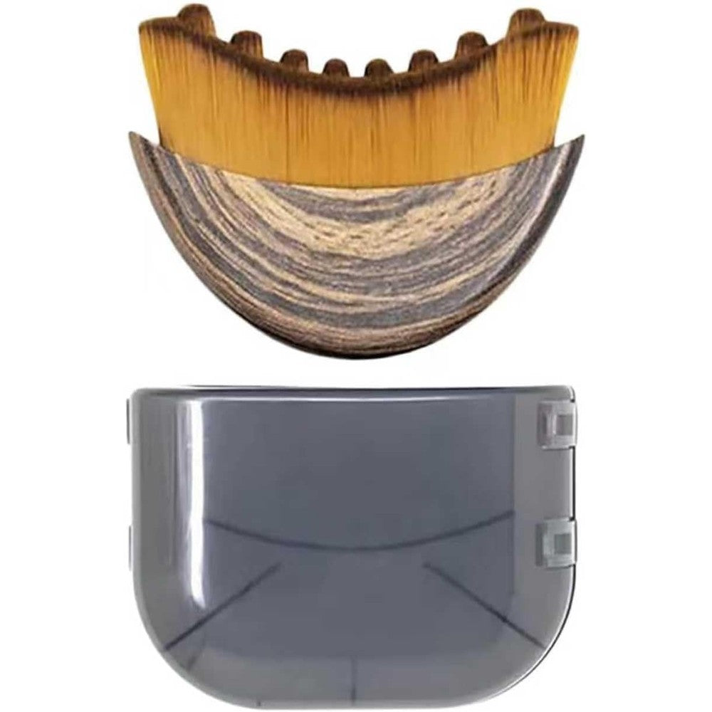 ZAZKHC Lymphatic Contour Face Brush front view premium manual facial drainage massager for double chin reduction