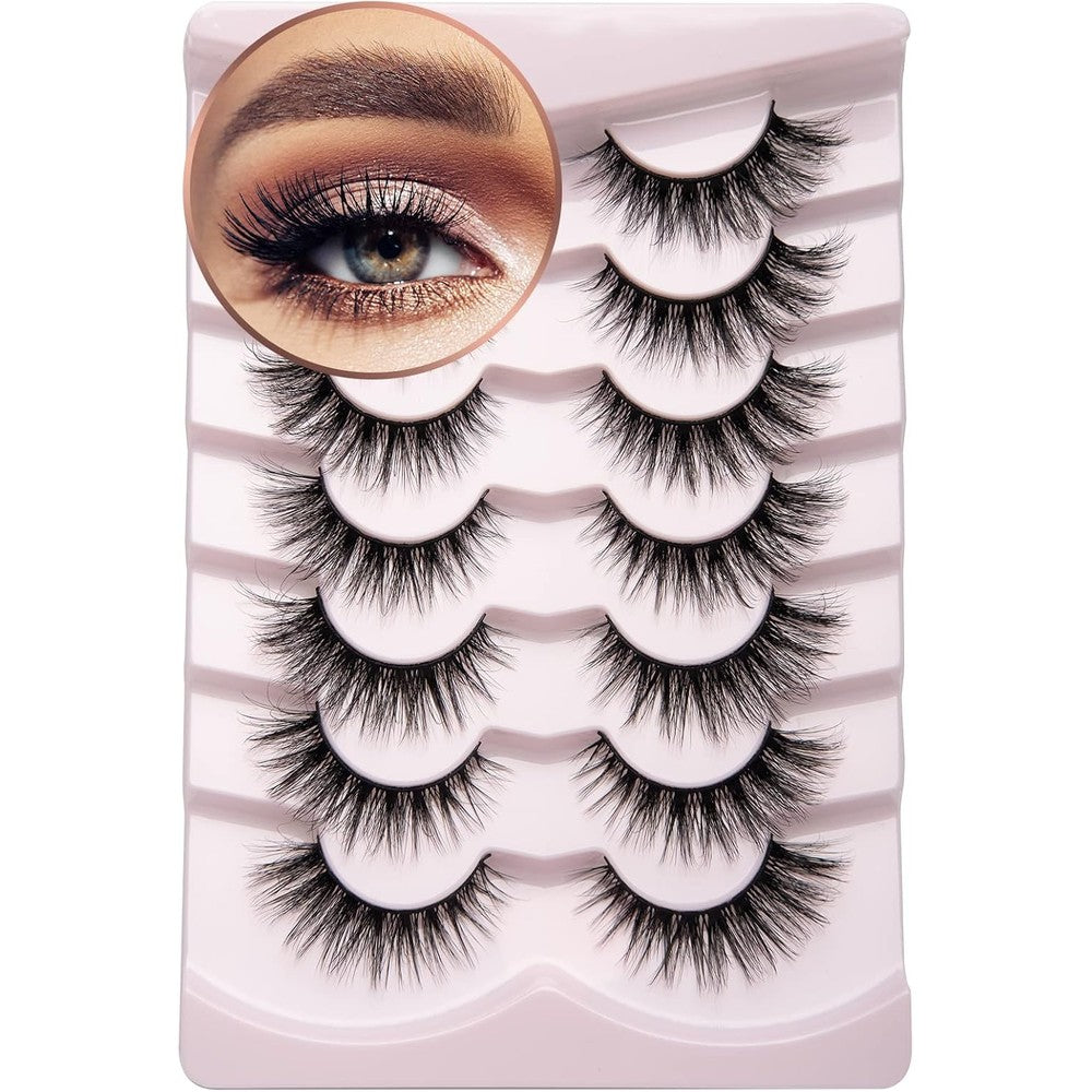 Onlyall Lashes Faux Mink False Eyelashes A04 pack front view