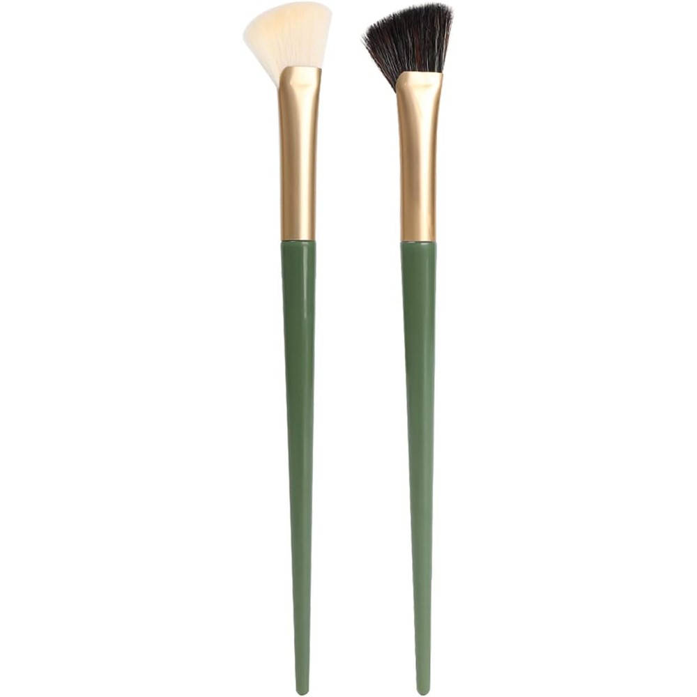 TEONEI Half Fan-shape Nose Shadow Brush set front view